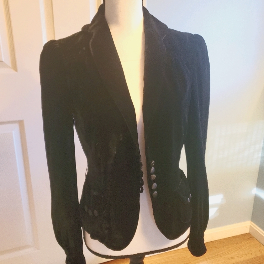 Marc Jacobs Black Velvet blazer